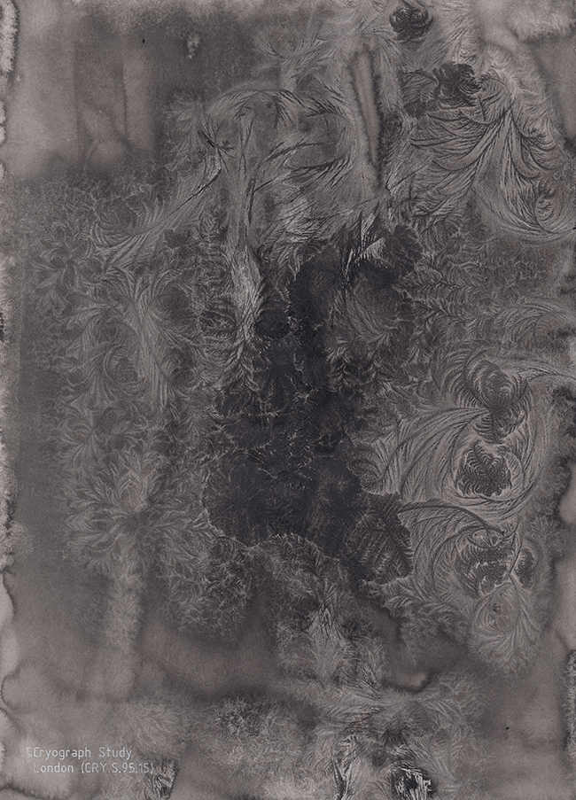 Sam Messenger - Cryograph, frozen ink