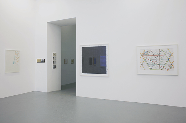 Richard Deacon, Abstract Drawing, Drawing Room 2014. Artists include: Tomma Abts, Roger Ackling, Anni Albers, David Batchelor, Eva Hesse, Anish Kapoor, Hilma af Klint, John Latham, Bob Law, Sol LeWitt, Gordon Matta-Clark, Kazimir Malevich, Sam Messenger, Jackson Pollock, Mira Schendel, Alison Wilding.