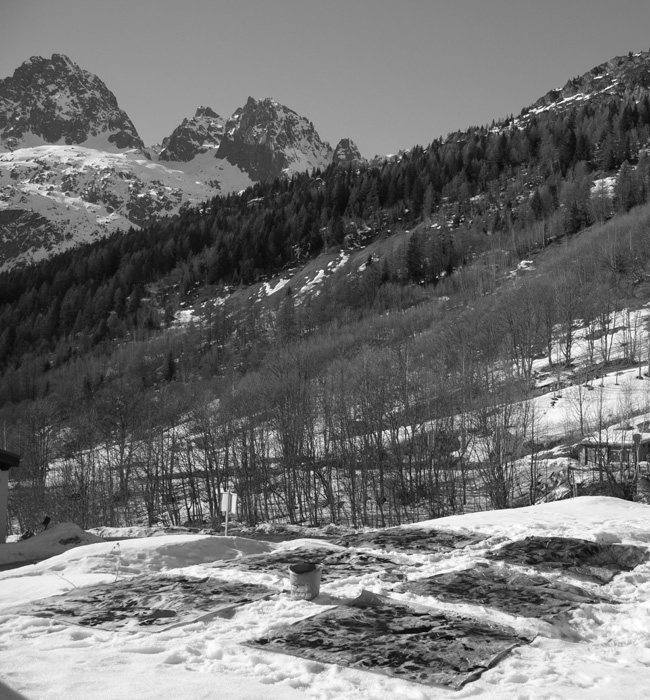 Sam Messenger, Six Veils - Work in progress, Chamonix, France 2011